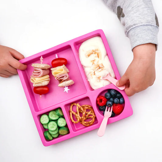 Lunch Punch Fork And Spoon - Set Pink