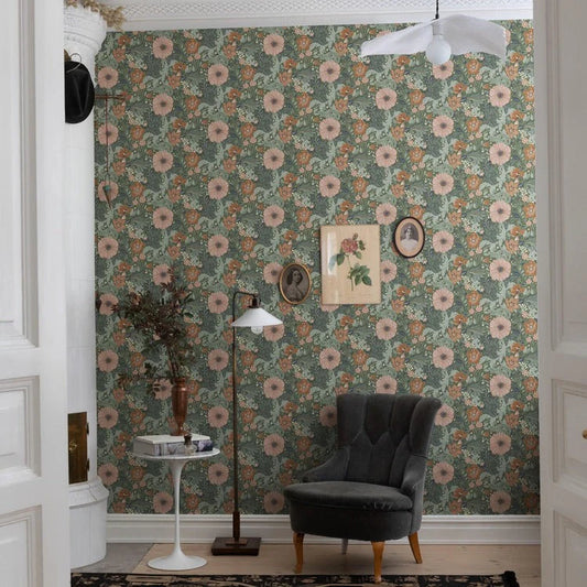 Wallpaper Infantil Victor Garden Verde