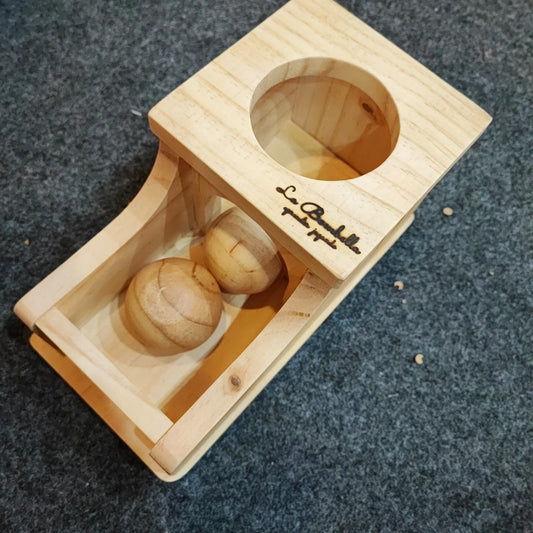 Caja Permanencia 3 Pelotas Natural