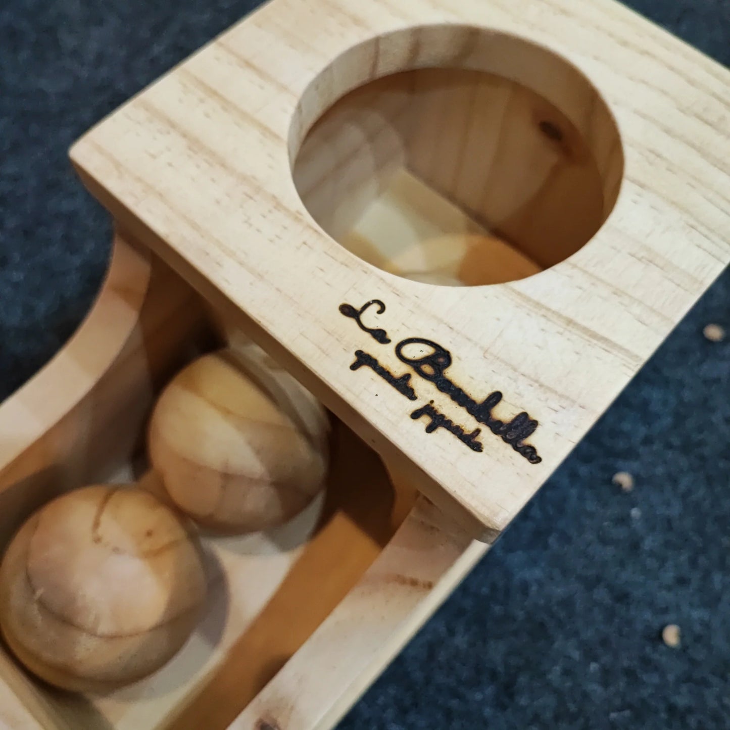 Caja Permanencia 3 Pelotas Natural