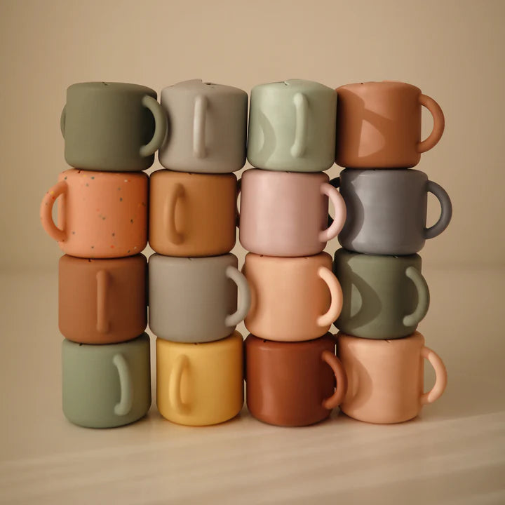 Mushie Snack Cup - Stone