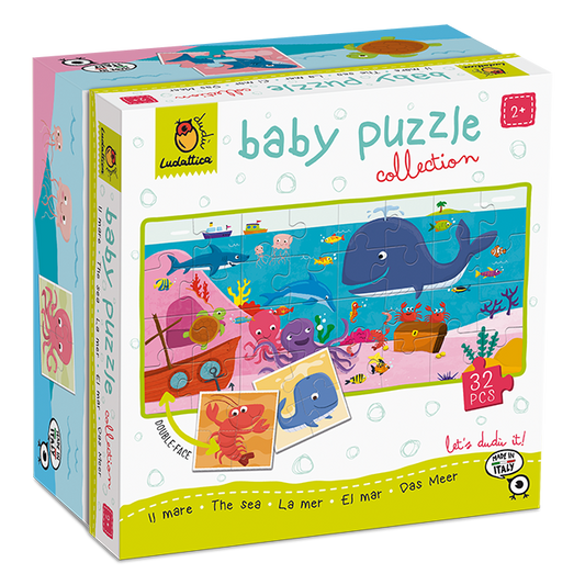 Baby Puzzle Rompecabezas Gradual de Doble Cara - El Mar
