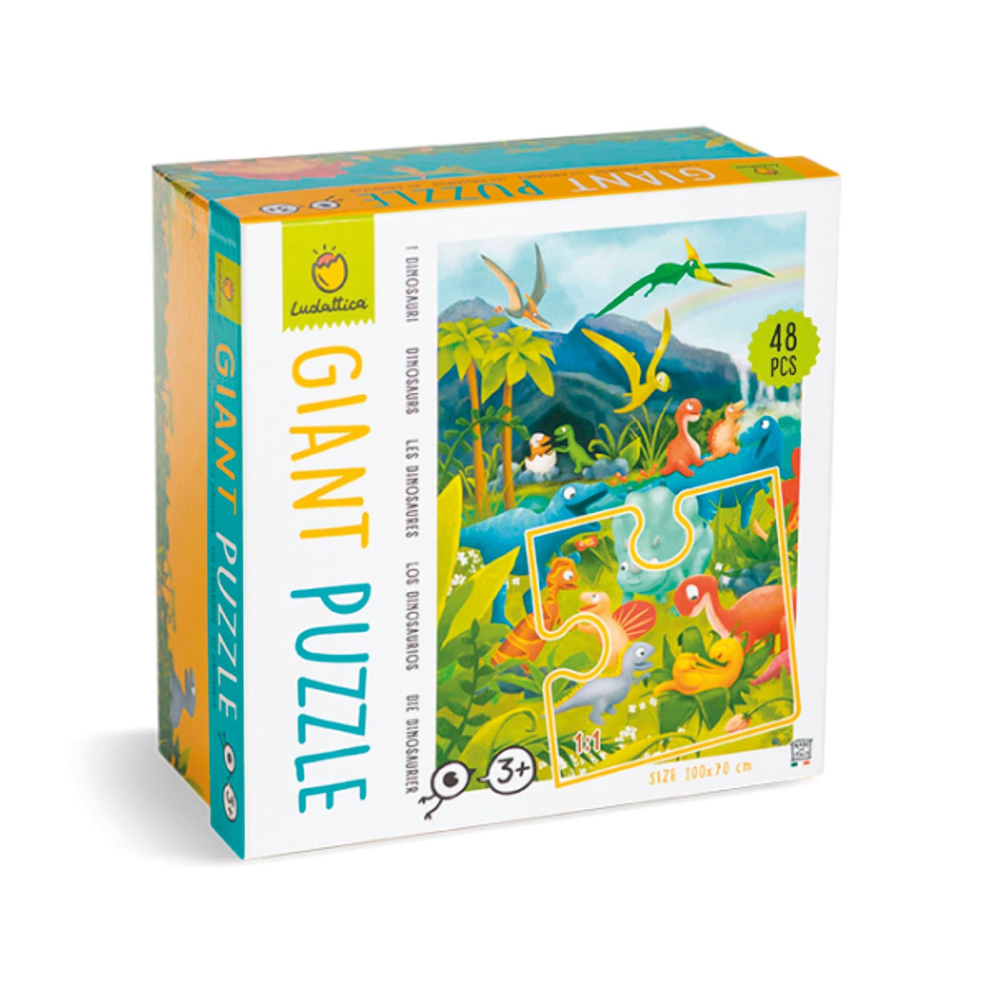 Giant Puzzle Rompecabezas Gigante - Dinosaurios
