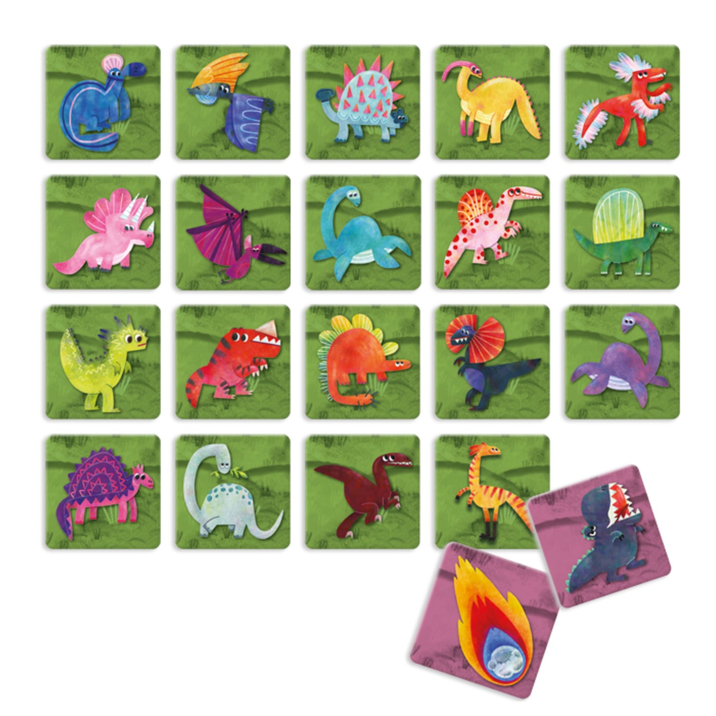 Risky Memo Juego de Memoria - Cuidado con el T-Rex