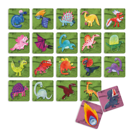 Risky Memo Juego de Memoria - Cuidado con el T-Rex