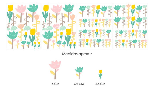 Wall Decal XL - Flowers