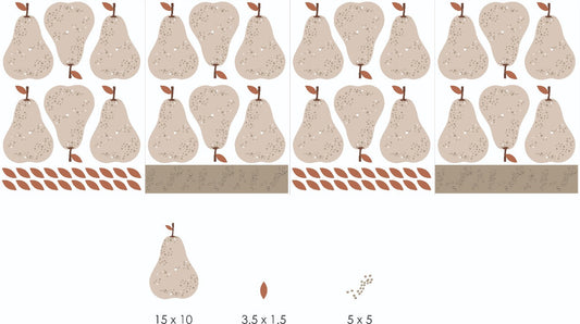 Wall decal xl - Peras diy