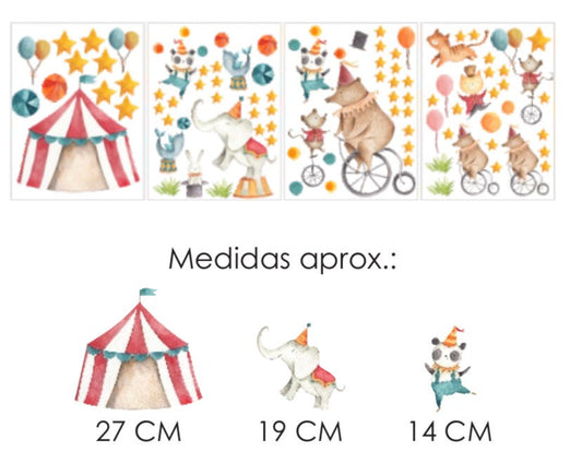 Wall decal xl - Circus