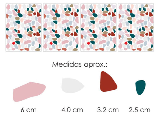 Wall decal xl - Mini terrazo