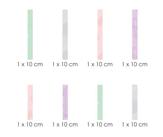 Mini wall decal confetti acuarela