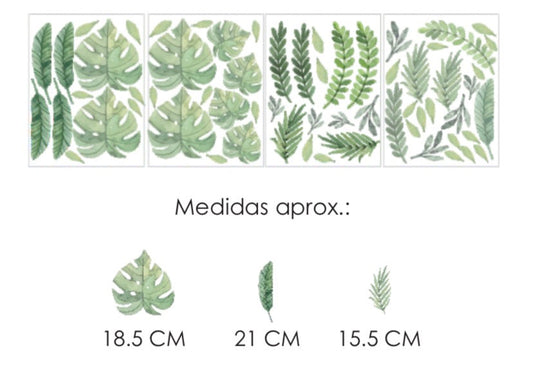 Wall Decal Xl - Hojas