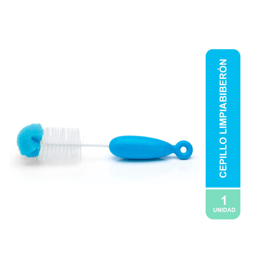 Cepillo Limpiabiberones Duo - Azul