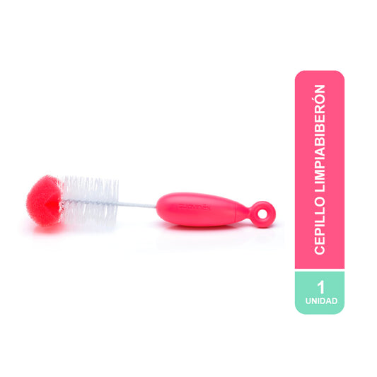 Cepillo Limpiabiberones Duo - Rosado