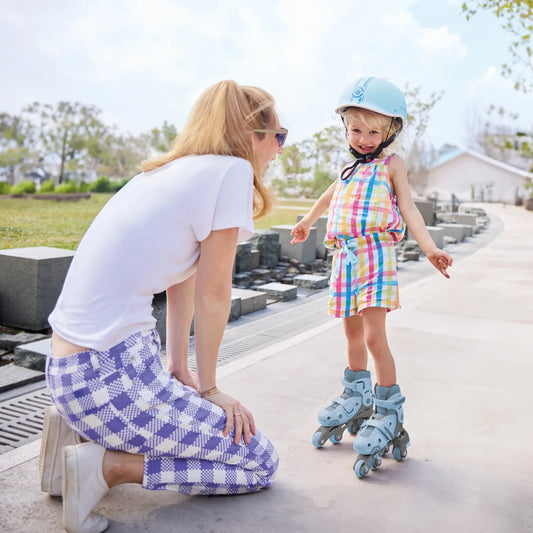 Patines de Aprendizaje 2 en 1 - Azul acero
