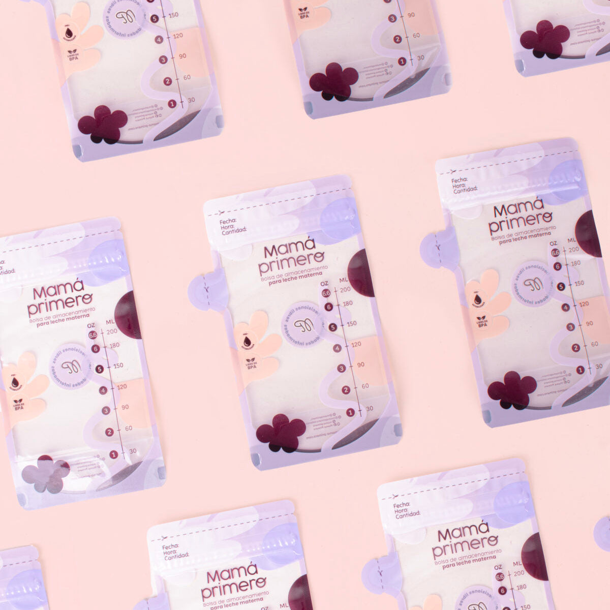 Caja de 50 Bolsas de Almacenamiento de Leche Materna