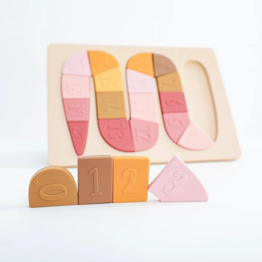 Rompecabezas Numbers - Rosados