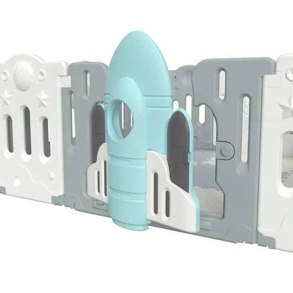 Corral Corralito Rocket 14 Paneles - Gray & White