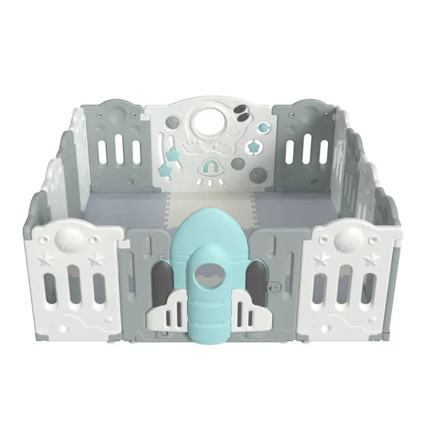 Corral Corralito Rocket 14 Paneles - Gray & White