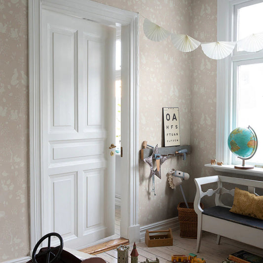 Wallpaper Infantil Ivar Rosa