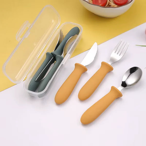Set x3 Cubiertos - Mostaza