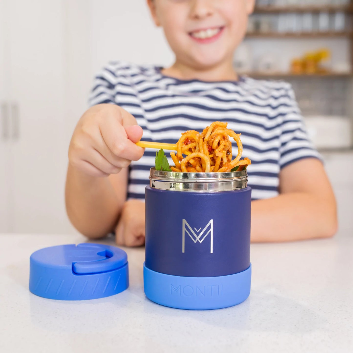 Montiico Food Jar - Cobalt