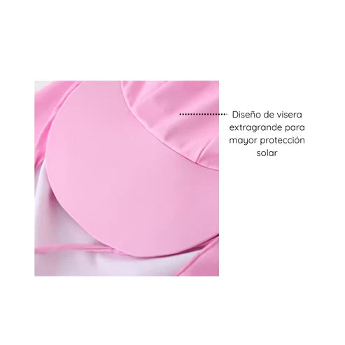 Gorro Lycra Vicera Ancha - Azul