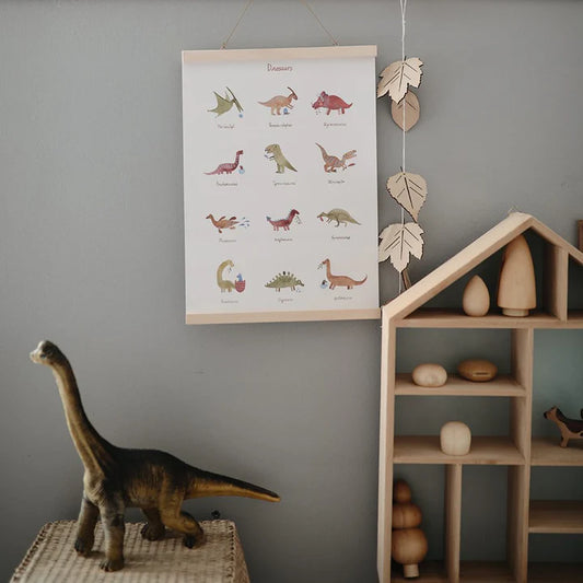 Mushie Poster Medium Dinosaurs