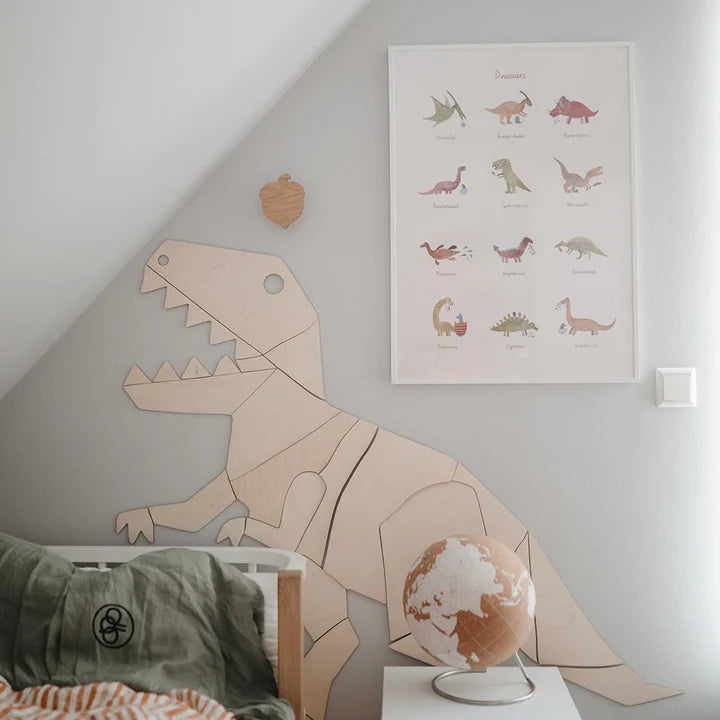 Mushie Poster Medium Dinosaurs