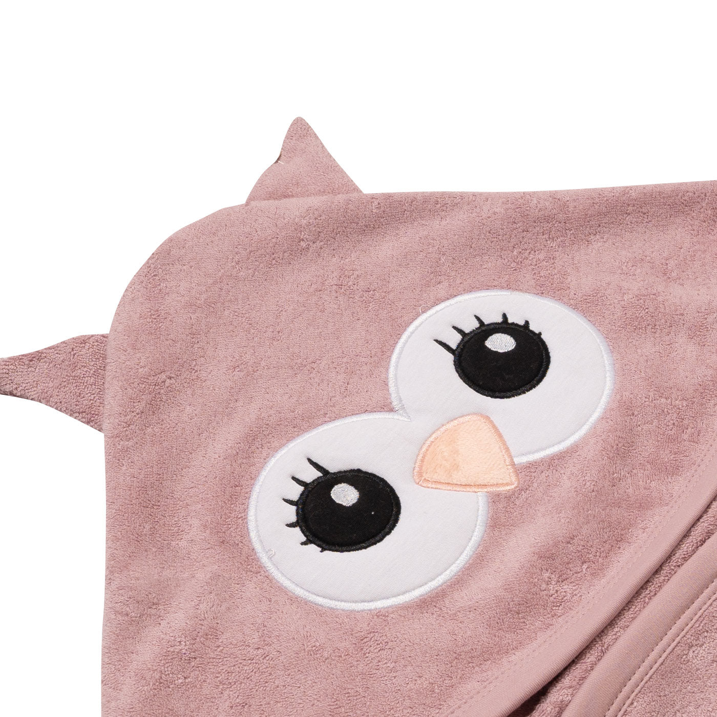 Toalla Búho con Capucha - Uva