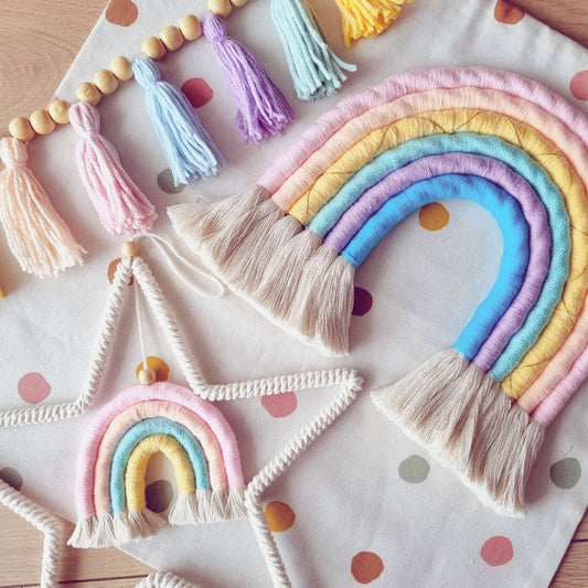 Arcoíris Macramé 6 Colores