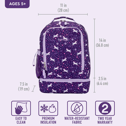 Mochila Bentgo Kids 2 en 1 - Unicornio