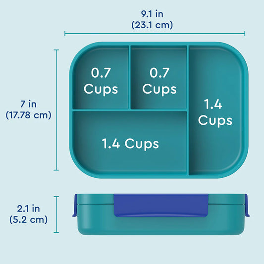 Lonchera Bentgo Kids Snap & Go - Tiburón