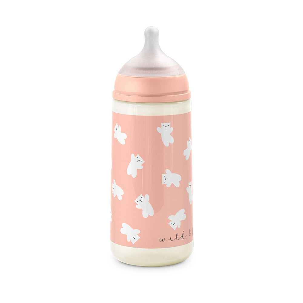 Biberón Fisiológico Wild 360ml Flujo Denso L - Rosado