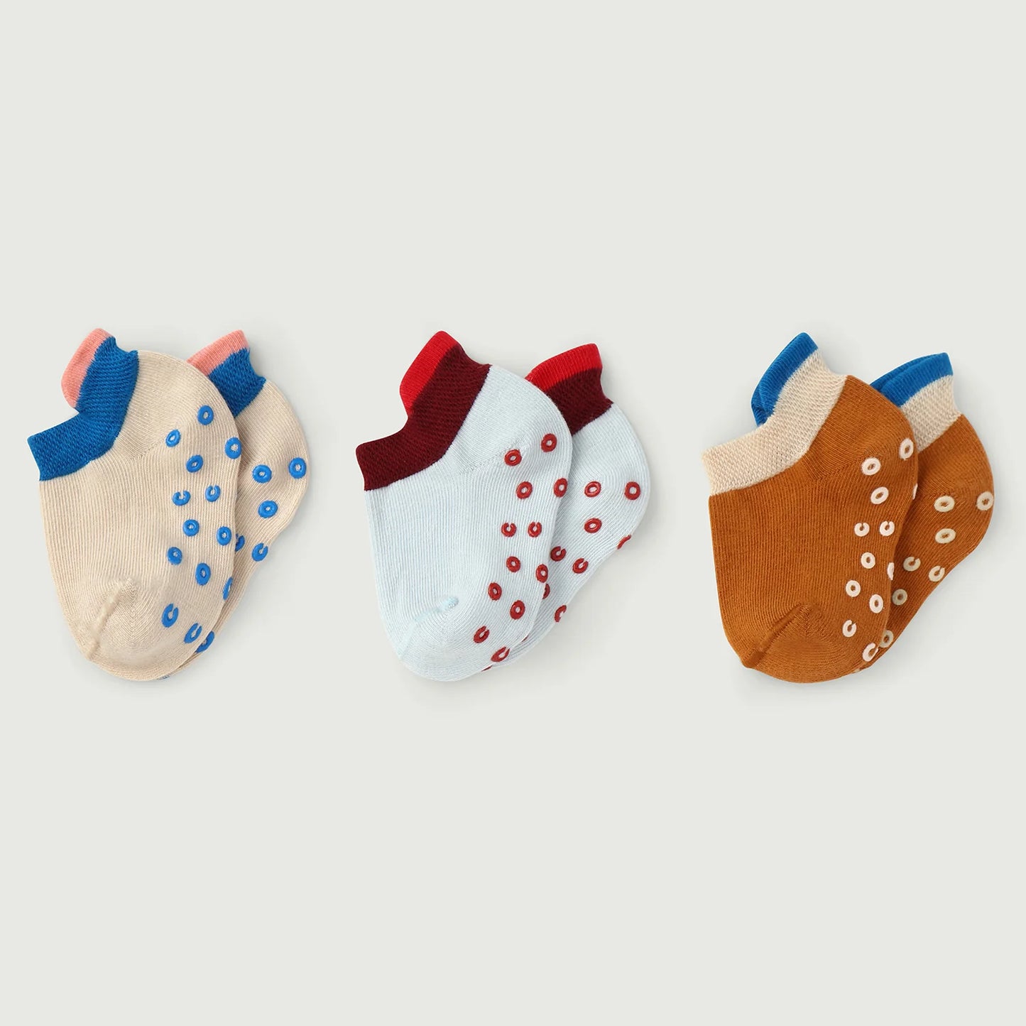 Medias Antidelizantes Mix Colores Pack X3