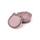 Bowl Osito con Tapa y Succion - Dusty Lilac