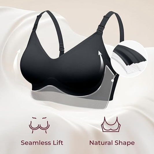 Brasier de Lactancia Ultra Suave Black