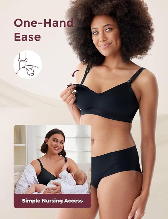 Brasier de Lactancia Ultra Suave Black