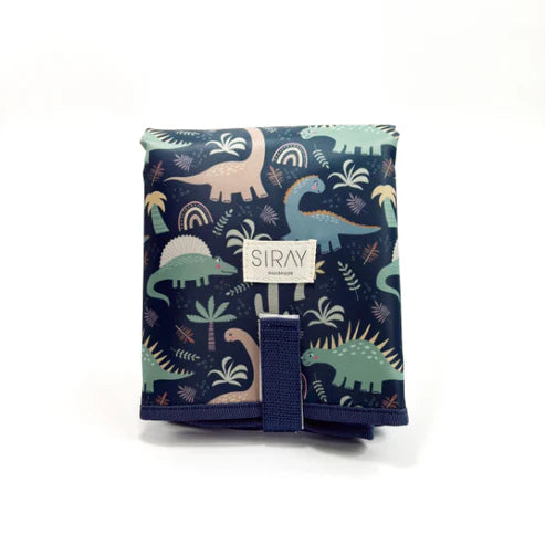 Cambiador Portátil Dino Azul