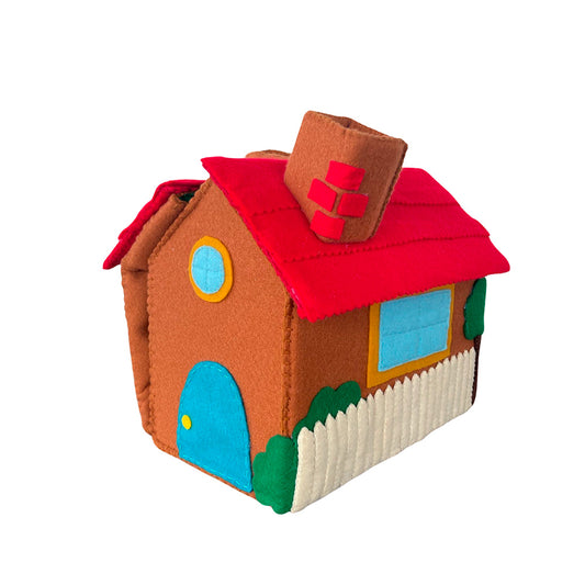 Casita de Fieltro Caperucita Roja y el Lobo