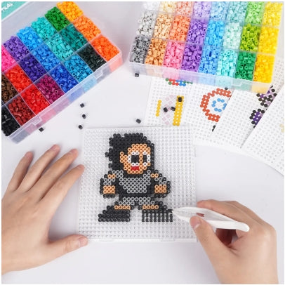 Caja Pixi 24 Colores x 4,800 Cuentas