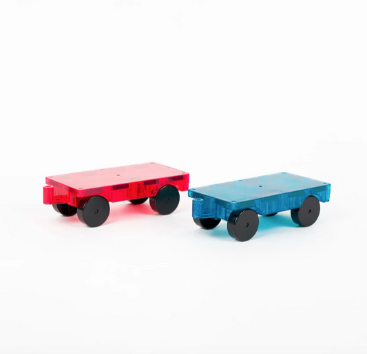 Imanix - Set de Dos Carros Azul y Rojo