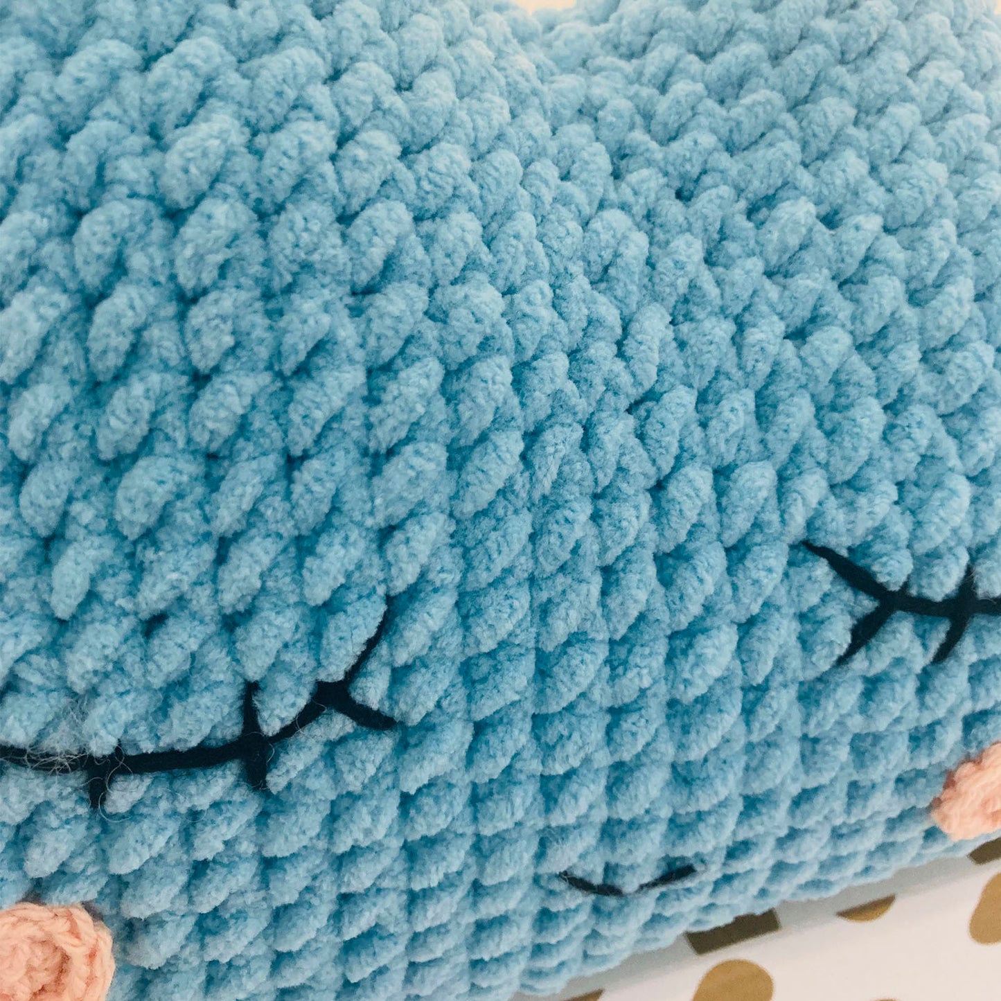Cojín Nube Rosa Turquesa