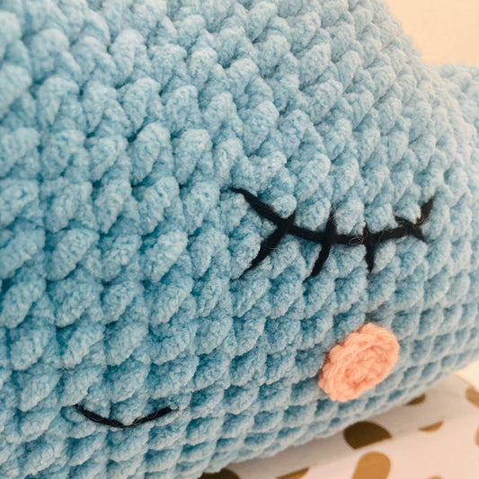 Cojín Nube Rosa Turquesa