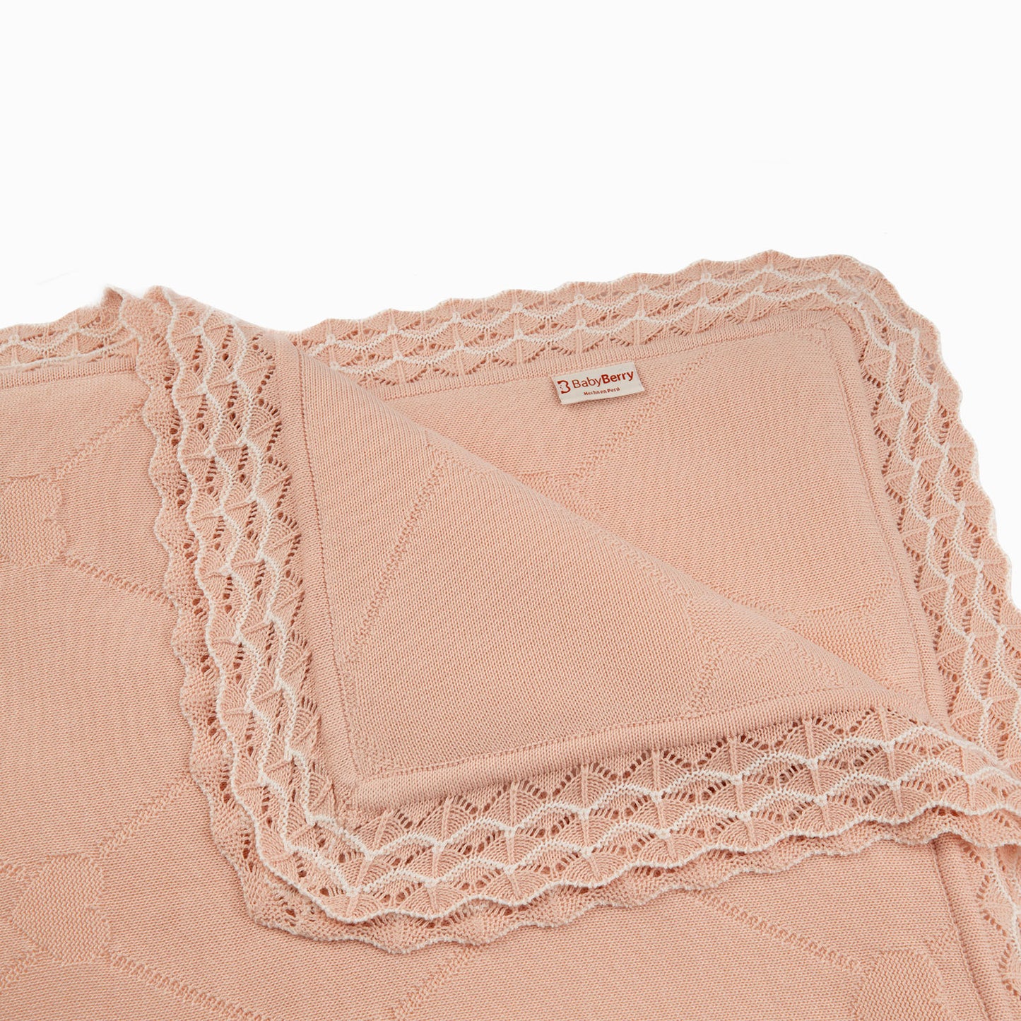 Mantita Corazón Palo Rosa