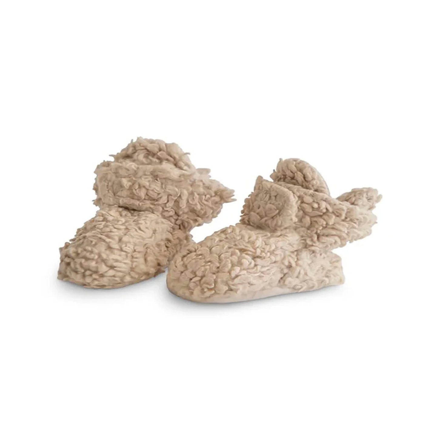 Cozy Baby Booties - Oatmeal