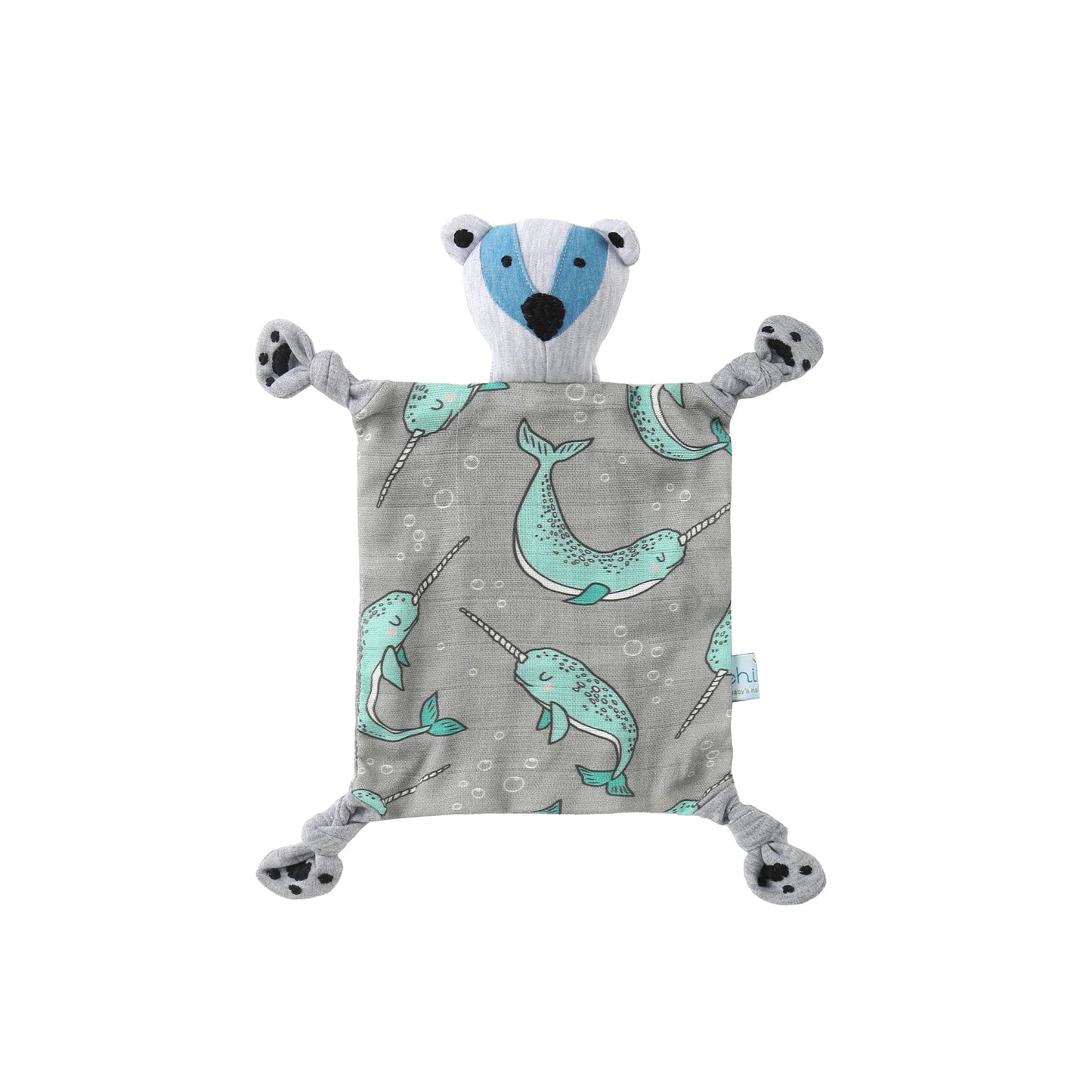 Manta de Apego Dudu Bear - Narwhal