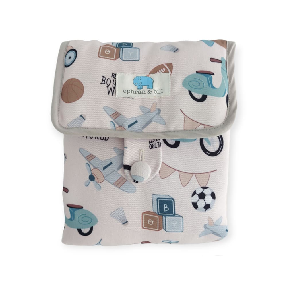 Cambiador de Pañal Portátil - Transportes y Pelotas