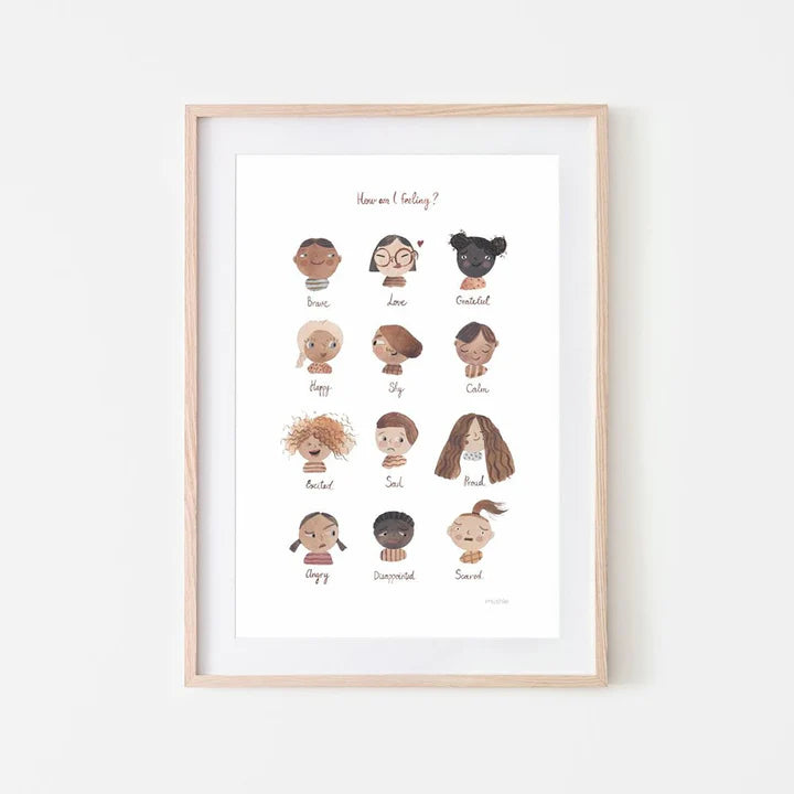 Mushie Poster Medium Feelings