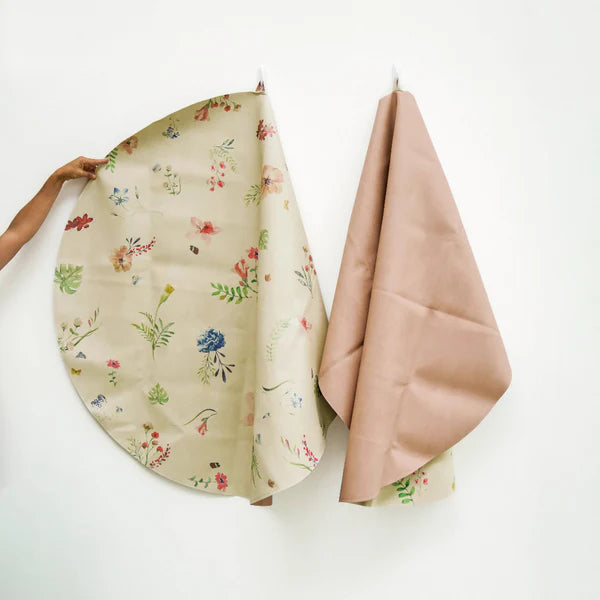 Mat Circular Plus - Cuero Vegano Rosa