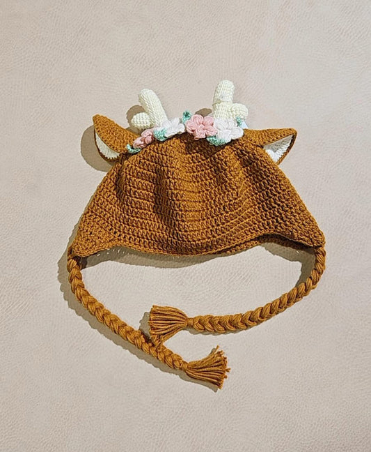 Gorrito de reno 0 a 3 meses